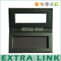best sale black plastic single eyeshadow pan packaging with mirror